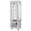 Diamond Panorama Vitrine, 5 rotierende Glasablagen, 360 LT, Edelstahl