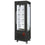 Diamond Panorama Vitrine, 5 rotierende Glasablagen, 360 LT, Schwarz