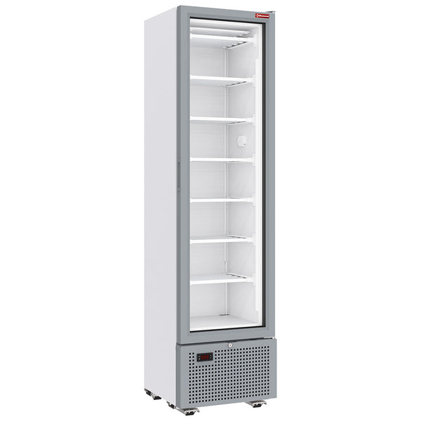 Diamond Negative Kühlvitrine 221 Liter - 7 feste Ebenen - WEISS