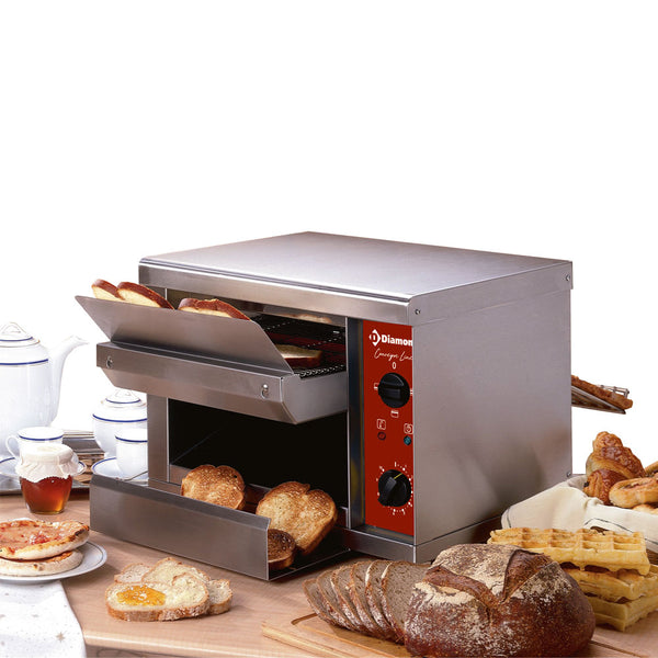 Diamond Durchlauftoaster, 540 Scheiben/Std.