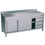 Diamond table on cupboard slid. doors+ 3 draw. edge