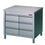 Diamond Arbeitsschrank mit 6 Schubladen GN1/1