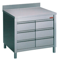Diamond Arbeitsschrank mit 6 Schubladen GN1/1