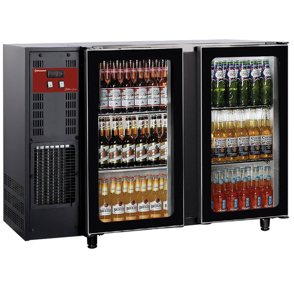 Diamond Flaschenkühlschrank 2 Glastüren, 375 Liter
