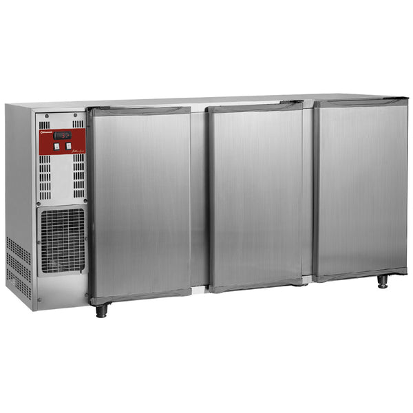 Diamond Flaschenkühlschrank, Edelstahl, 3 Türen, 579 Liter