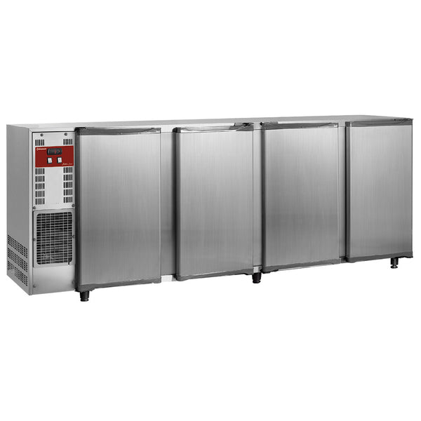 Diamond Flaschenkühlschrank, Edelstahl, 4 Türen, 783 Liter