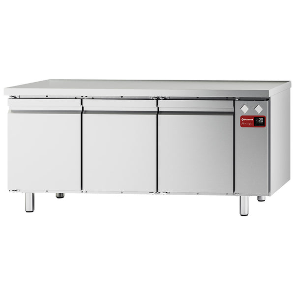 Diamond Kühltisch, belüftet, 3 Türen GN 1/1, (ohne Aggregat)