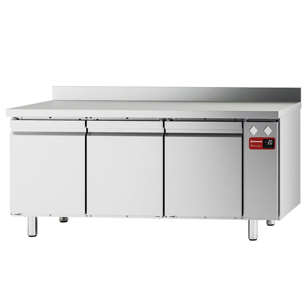 Diamond Wandkühltisch, belüftet, 3 Türen GN 1/1, 405 Liter (ohne Aggregat)