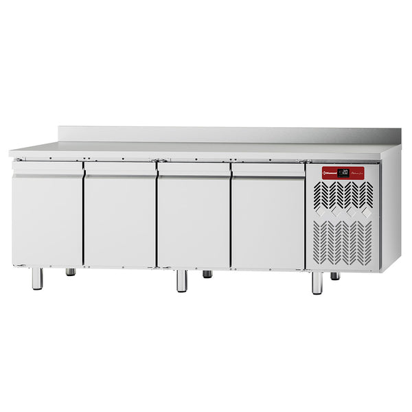 Diamond Kühltisch "Wand", belüftet, 4 Türen GN 1/1, 550 Liter