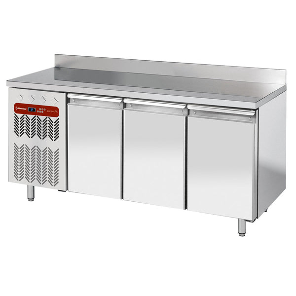 Diamond Kühltisch m. belüftetem Verdampfer, 3 Türen GN1/1, 405l, Gruppe links