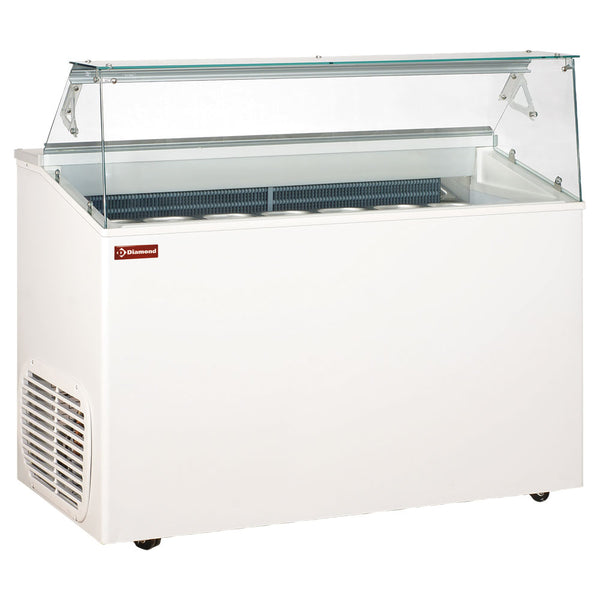 Diamond Speiseeisausgabevitrine, 7 Behälter (5 Lt)