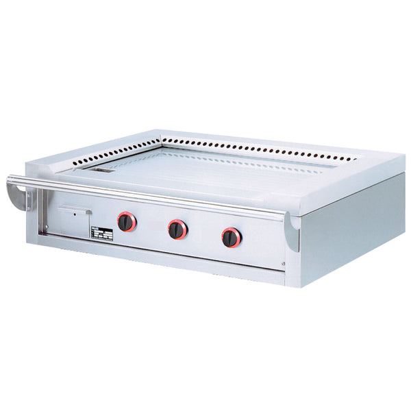 Diamond Gas "Teppanyaki" Platte, 3 Zonen (3x 7 kW), Tischmodell -Top-