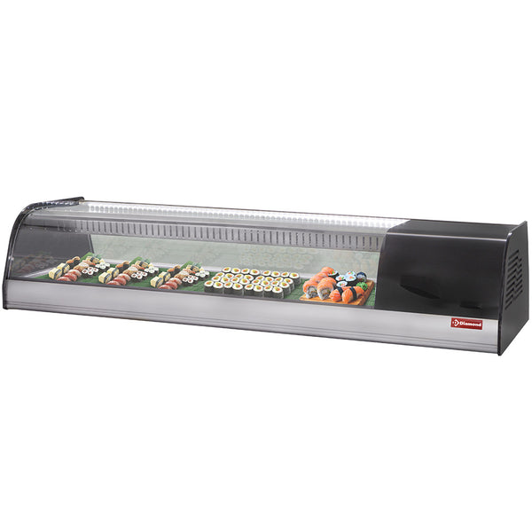 Diamond Kühlvitrine für Sushi, Doppellochboden (inklusive)