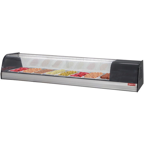 Diamond Kühlvitrine für Tapas, 8x GN 1/3 - 40 mm (inkl.)