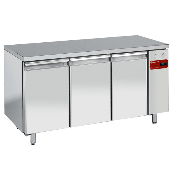 Diamond Kühltisch, belüftet, 3 Türen GN 1/1, (ohne Aggregat)