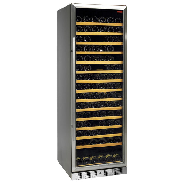 Weinkeller Vitrine,belüftet,Wagen aus rostfreiem Stahl,  375 Lt., BLACK