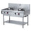 Diamond Gas Wok Herd, 2 Brenner (2x 13 kW)