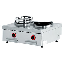 Diamond Gas Wok Tischmodell, 2 Brenner (2x 13 kW)