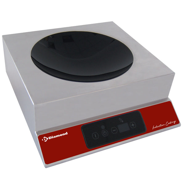 Diamond Induktionsplatte "Wok" 3500 watt, Touch-Tasten