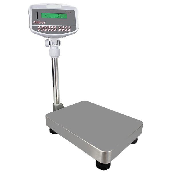 Diverso Elektronische Edelstahlwaage mit Säule, 32Kg x 1g