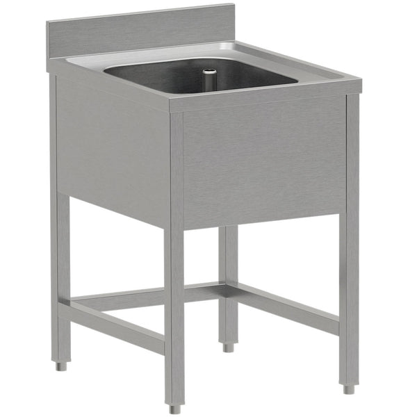 Diverso Edelstahl Spültisch ECO 1 Becken, ohne Unterboden