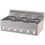 DIVERSO Elektroherd 6 Herdplatten, -Top-