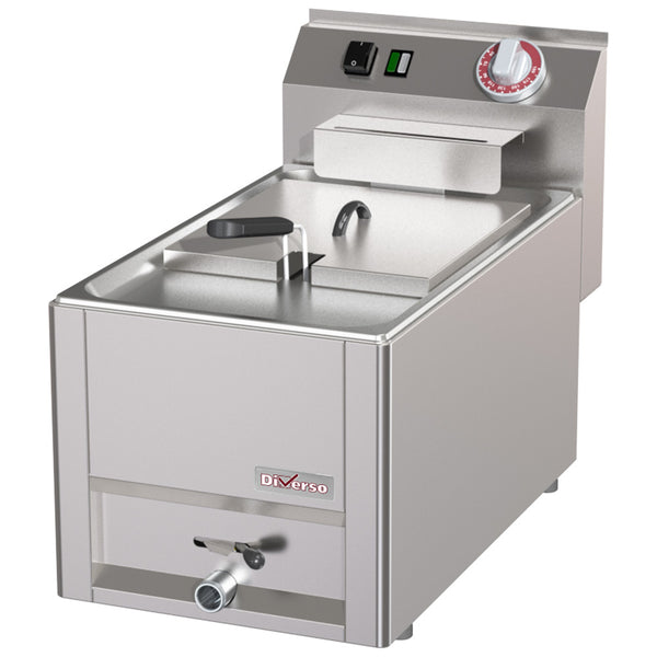 DIVERSO Elektro Friteuse, 8 Liter, -Top-