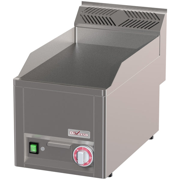 Diverso Elektro Grillplatte, glatt, -Top-