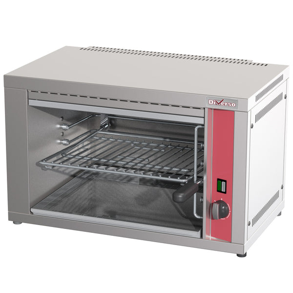 Diverso Elektro-Salamander mit verstellbarem Grillhebel
