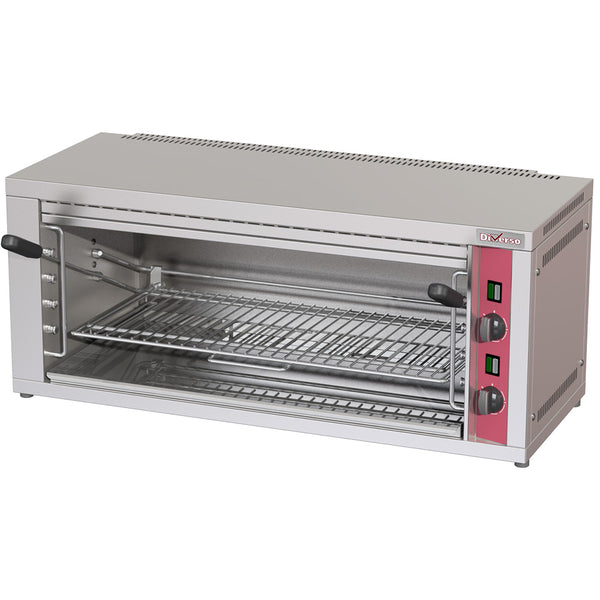 Diverso Elektro-Salamander mit verstellbarem Grillhebel