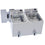 Diamond Elektro Tischfriteuse 2x 8 Liter + Ablasshahn