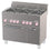 DIVERSO Herd 6 Brenner mit Konvektionsofen GN1/1 und neutralem Schrank