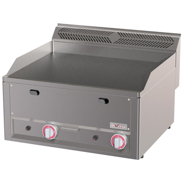 DIVERSO Gas Grillplatte, doppelt, glatt -Top-