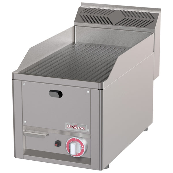 DIVERSO Geriffelte Gas-Kochplatte -Top-