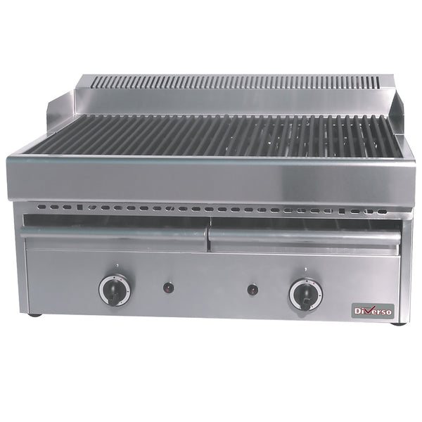 Diverso Gas Vaporgrill mit Grillrost aus Gusseisen -Top-
