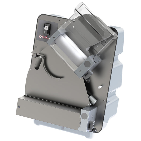 DIVERSO Teigausrollmaschine Ø 300 mm, 2 Rollen , aus Edelstahl /ABS