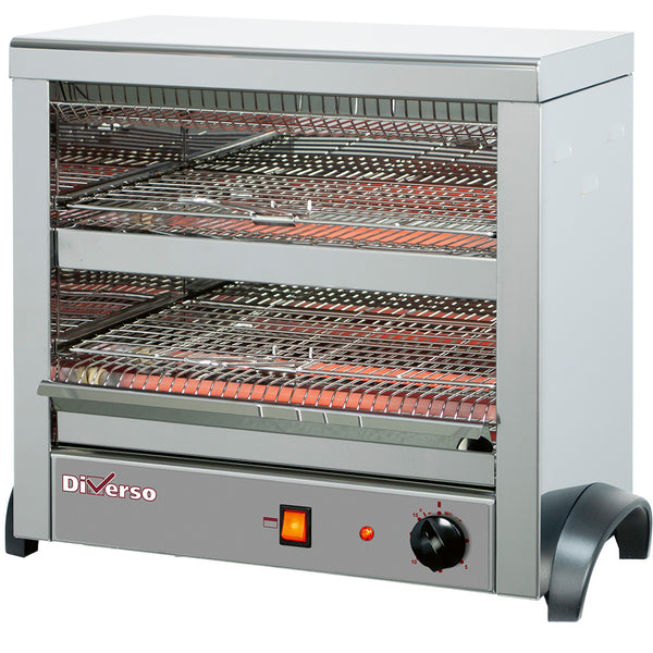 Diverso Quarzröhren Toaster mit 6 Zangen