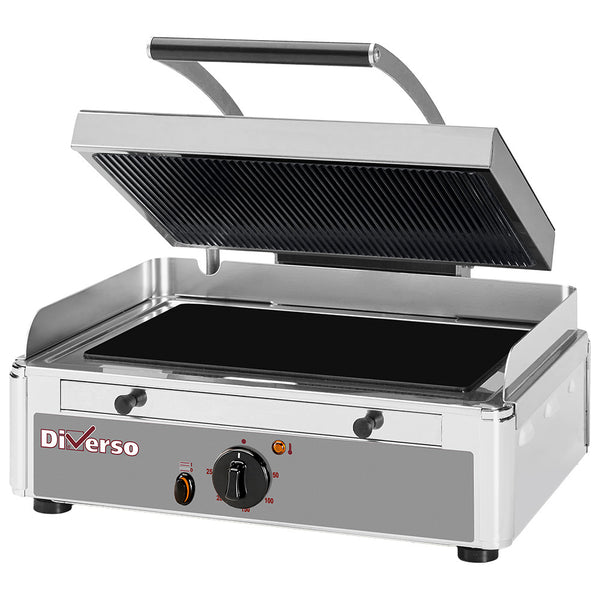 Diverso Panini Grill MEDIUM Glaskeramik