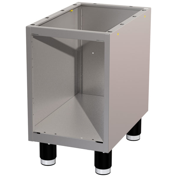 DIVERSO Unterbau aus Edelstahl 330 mm (ohne Türen)