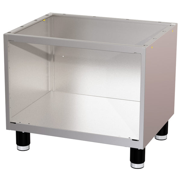 DIVERSO Unterbau aus Edelstahl 660 mm (ohne Türen)
