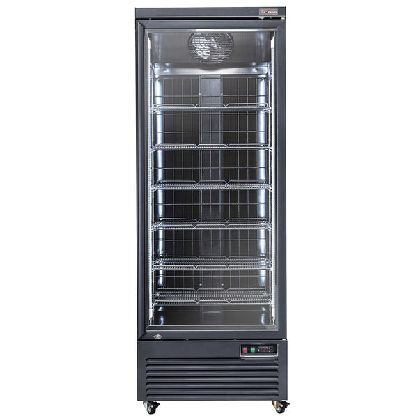 Diverso Vertikaler Gefrierschrank-Vitrine, 560 Liter - SCHWARZ