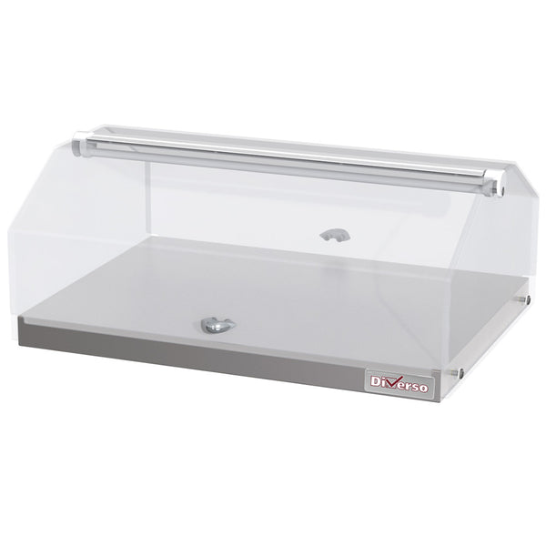 DIVERSO Neutrale Vitrine zum Aufstellen, 1 Ebene L500mm
