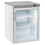 Diverso Kühlschrank, Glastür, belüftet, 200 Liter - Weiss