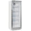 Diverso Kühlschrank, Glastür, belüftet, 400 Liter - Weiss