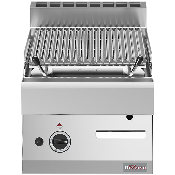 Diverso Lavasteingrill 1/2 Modul, Rost aus Eisen "doppelseitig
