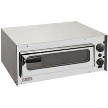 Diverso Pizzaofen 350 mm, mit Glastür