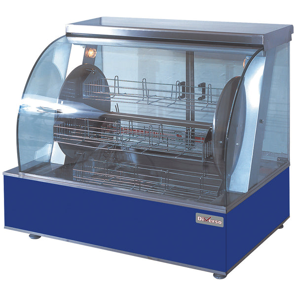 Diverso Elektro Drehgrill, 4 Auflagekörben, 16-20 Hühner