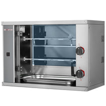 Diverso Hähnchengrill Glaskeramik, 2 Spieße (6 Hähnchen) SMALL