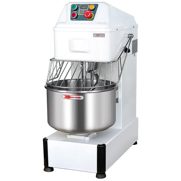 Diverso Spiralkneter, 20 Liter, Timer, auf Rollen