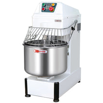 Diverso Spiralkneter, 34 Liter, 2 Geschwindigkeiten, Timer, auf Rollen